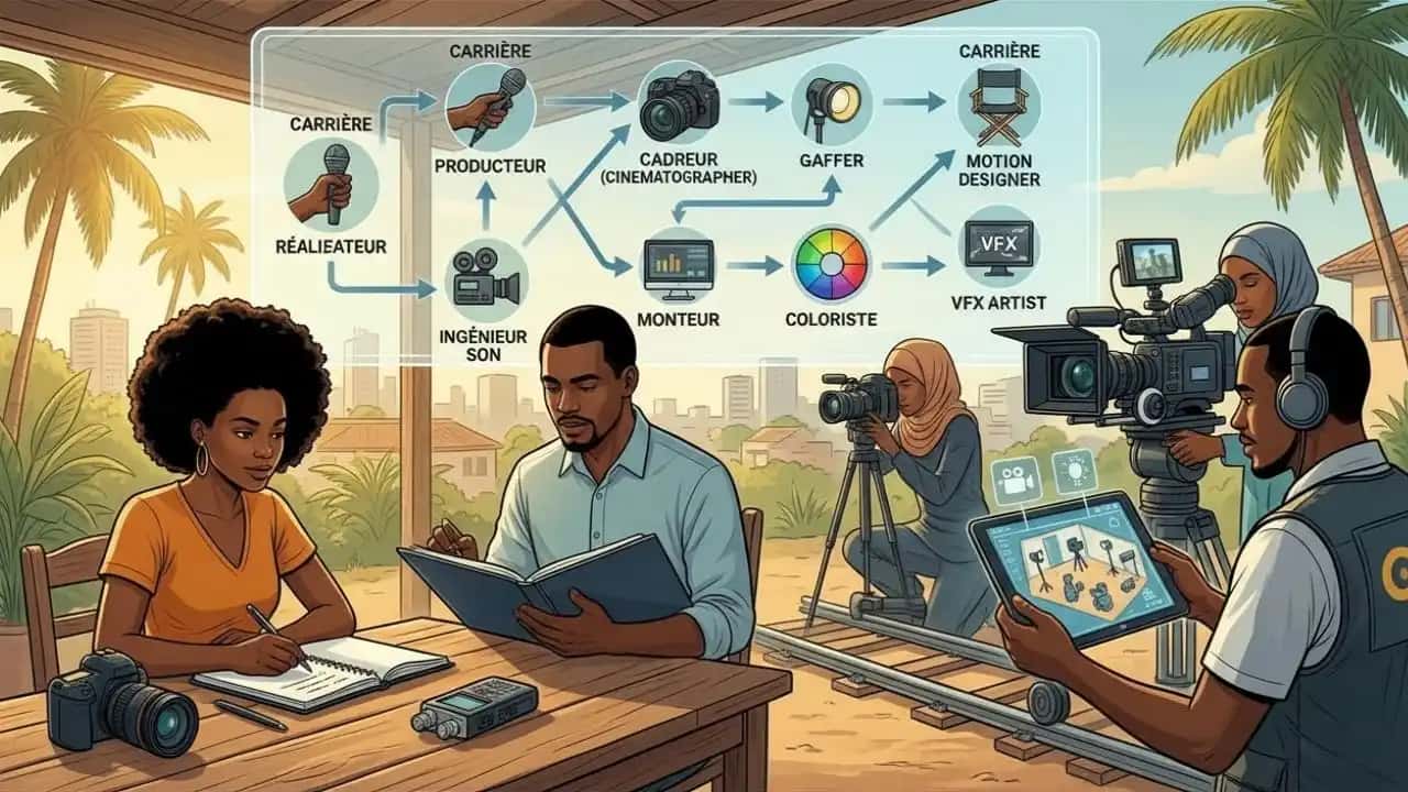 Cover Les métiers de l’audiovisuel