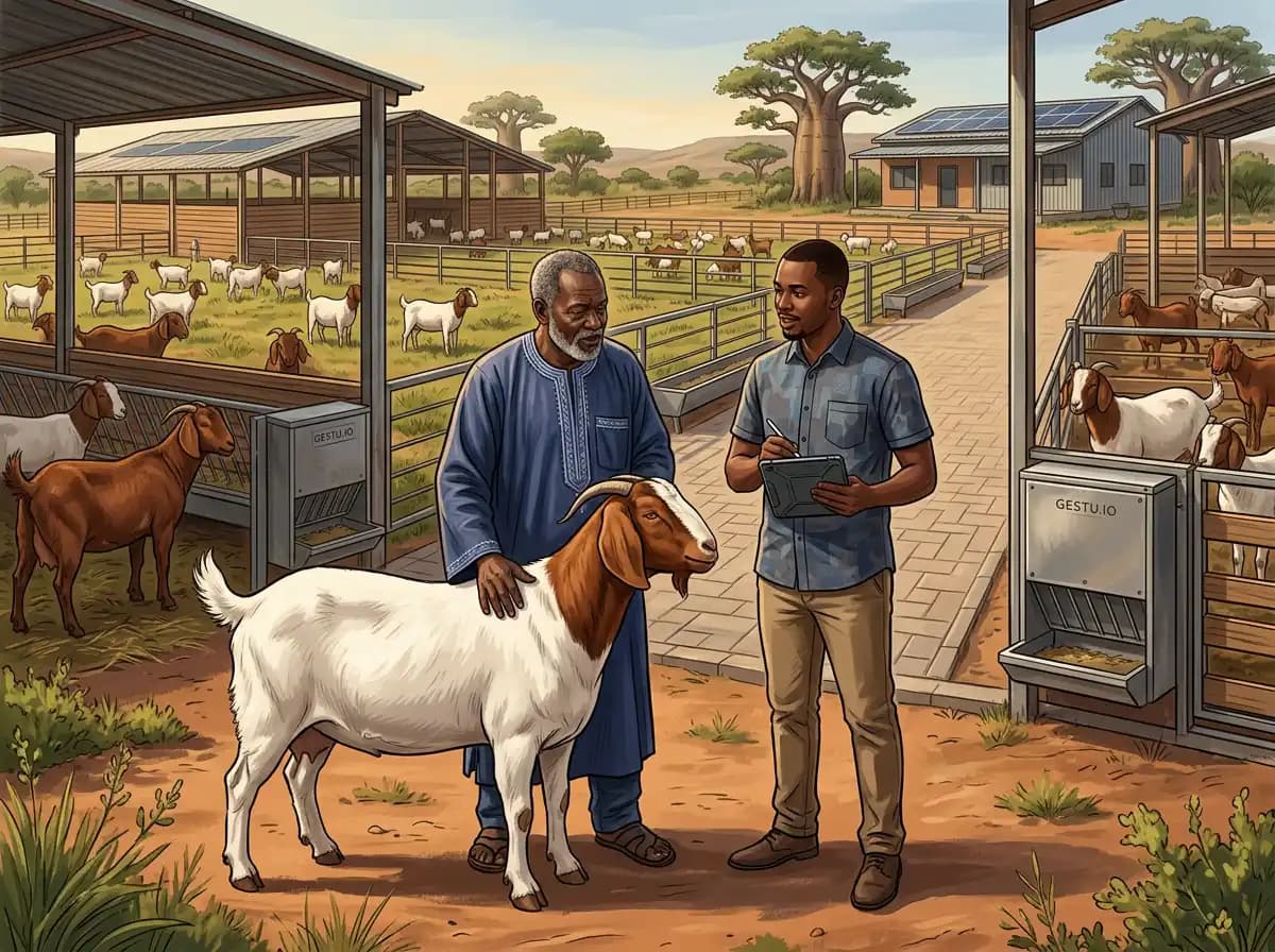 Cover Élevage rentable de chèvres Boer / Kalahari