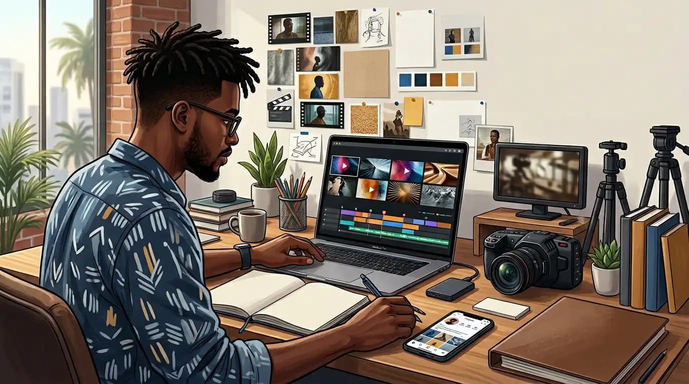 Cover Branding et démo reel — site, identité, portfolio en ligne