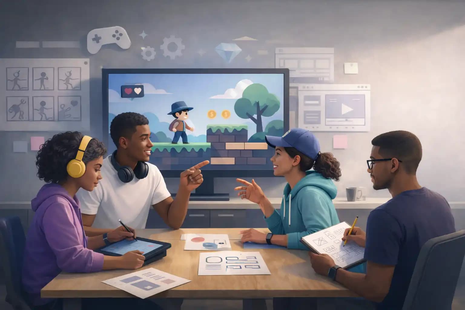 Cover Initiation à la création de jeux vidéos