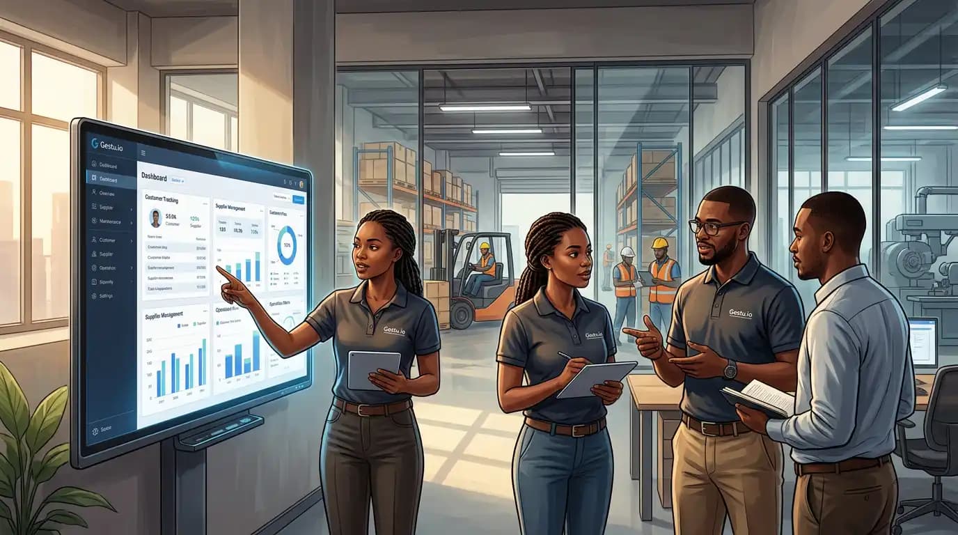 Cover CRM interne adapté aux entreprises industrielles