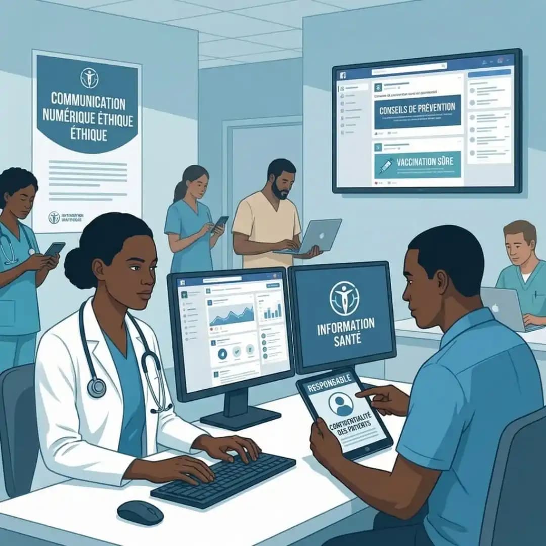 Cover Utilisation des réseaux sociaux pour institutions de santé