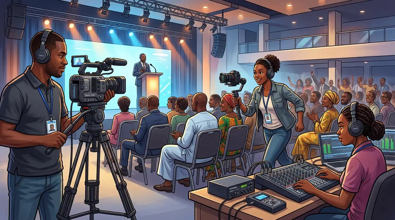 Cover Vidéo événementielle — conférences, lancements, sport, religieux